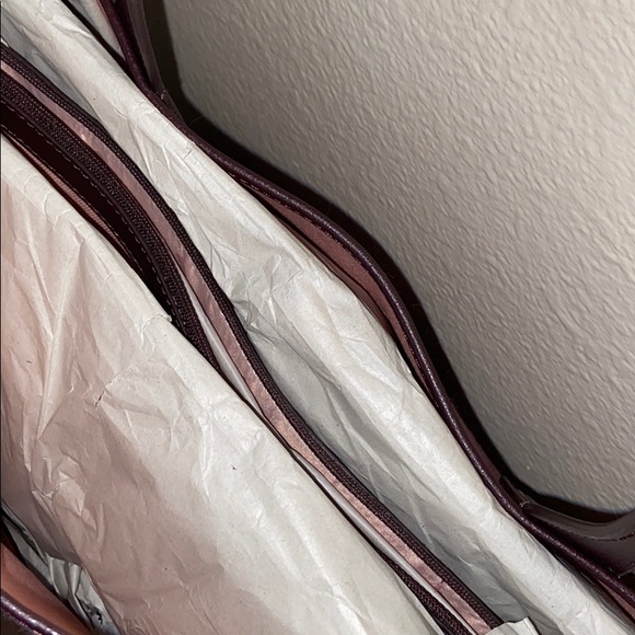 NWT KATE SPADE tote in leather & canvas - Picture 5 of 8